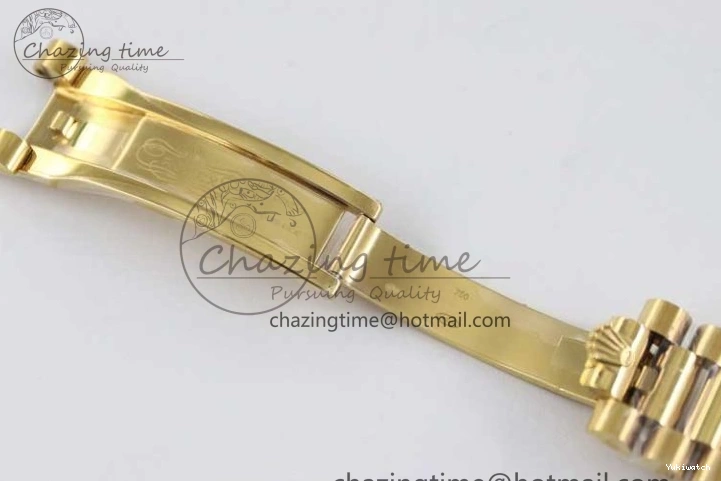 Dial YG Steel 40mm 1:1 Best TWF A2836 Crystal Date 904L YG Edition on Bracelet Day YG 0430